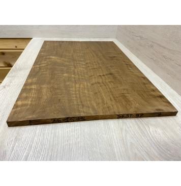 Берёза Пламенная Печеная 180гр заготовка на топ Тангент ААА Волна ААА 15х211х645 мм - 2 шт.(книжкой)-11