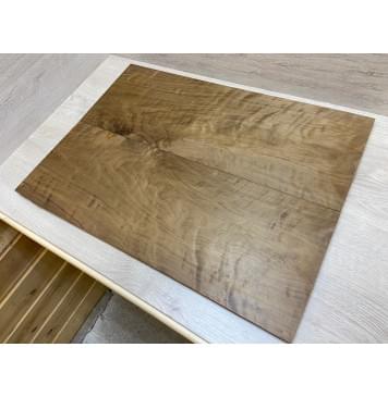 Берёза Пламенная Печеная 180гр заготовка на топ Тангент АА Волна ААА 15х240х650 мм - 2 шт.(книжкой)-6