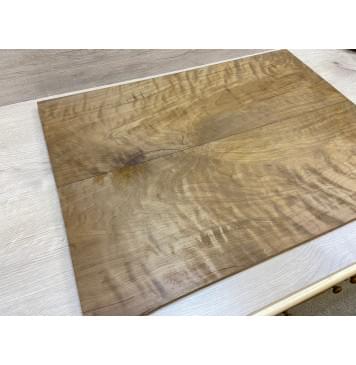 Берёза Пламенная Печеная 180гр заготовка на топ Тангент АА Волна ААА 15х240х650 мм - 2 шт.(книжкой)-3