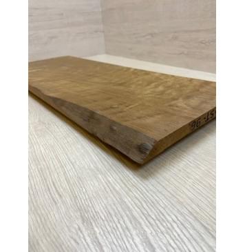 Берёза Пламенная Печеная 180гр заготовка на топ Тангент АА Волна ААА 15х240х650 мм - 2 шт.(книжкой)-14