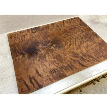 Берёза Пламенная Печеная 180гр заготовка на топ Тангент АА Волна ААА 15х240х650 мм - 2 шт.(книжкой)-17