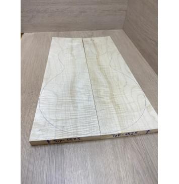 Клён Белый Явор, Волнистый заготовка на топ Смешанный А Волна ААА 20х146-176х530 мм - 2 шт. (книжкой) Уценка-потемнения-18