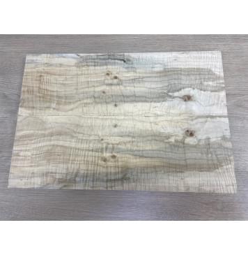 Клён Американский Волнистый заготовка на топ Смешанный А Волна ААА 20х175х515 мм - 2 шт. (книжкой)-3