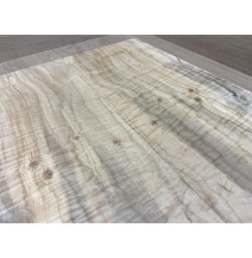 Клён Американский Волнистый заготовка на топ Смешанный А Волна ААА 20х175х515 мм - 2 шт. (книжкой)-16