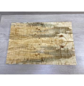 Клён Американский Волнистый заготовка на топ Смешанный А Волна ААА 20х175х515 мм - 2 шт. (книжкой)-13