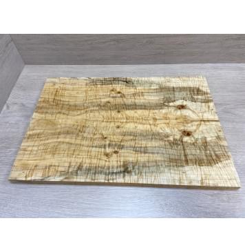 Клён Американский Волнистый заготовка на топ Смешанный А Волна ААА 20х175х515 мм - 2 шт. (книжкой)-12