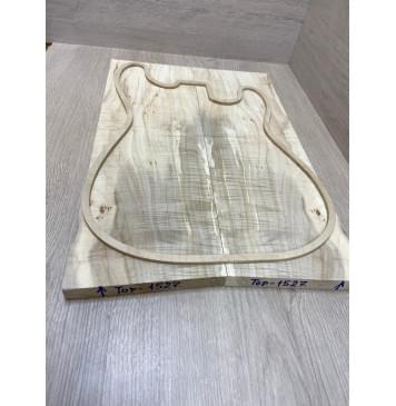 Клён Американский Волнистый заготовка на топ Смешанный А Волна АА 20х170х500 мм - 2 шт. (книжкой)-5