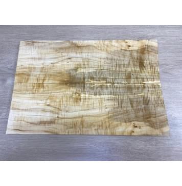 Клён Американский Волнистый заготовка на топ Смешанный А Волна АА 20х170х500 мм - 2 шт. (книжкой)-12