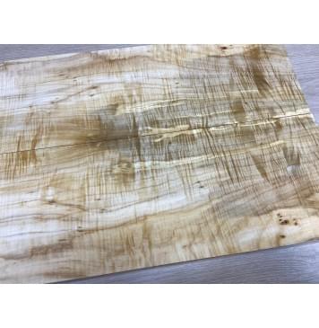 Клён Американский Волнистый заготовка на топ Смешанный А Волна АА 20х170х500 мм - 2 шт. (книжкой)-11