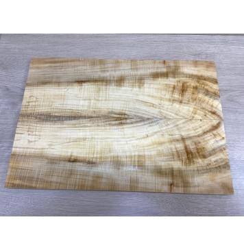 Клён Американский Волнистый заготовка на топ Смешанный АА Волна АА 19х175х510 мм - 2 шт. (книжкой)-5