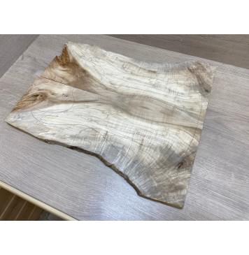 Клён Американский Волнистый заготовка на топ Смешанный АА Волна АА 17х158-218х495 мм - 2 шт. (книжкой)-1