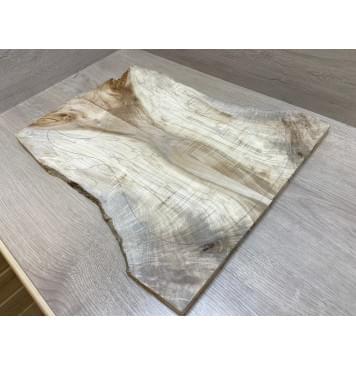 Клён Американский Волнистый заготовка на топ Смешанный АА Волна АА 17х158-218х495 мм - 2 шт. (книжкой)-6