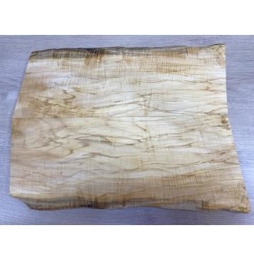 Клён Американский Волнистый заготовка на топ Смешанный ААА Волна А 12х190х520 мм - 2 шт. (книжкой)-11