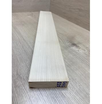 Клён Белый заготовка грифа для Безголовой гитары Радиал АА 27.5х89х620 мм-8