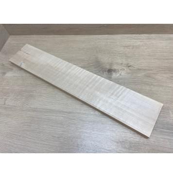 Клён Белый Явор, Волнистый заготовка грифа для Безголовой гитары Радиал А Волна А 23.5х111х605 мм-0