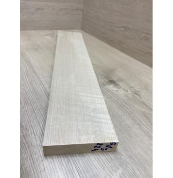 Клён Белый Явор, Волнистый заготовка грифа для Безголовой гитары Радиал А Волна А 23.5х111х605 мм-9