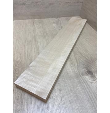 Клён Белый Явор, Волнистый заготовка грифа для Безголовой гитары Радиал А Волна А 23.5х111х605 мм-6