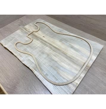 Клён Американский заготовка на топ Смешанный АА 18х172-190х520 мм - 2 шт. (книжкой)-2