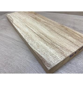 Клён Американский Волнистый заготовка на топ Смешанный АА Волна АА 33.5х183х500-520 мм (1шт под распил) Уценка-гнилостные поражения древесины,под стабилизацию или работу с порозаполнителями-4