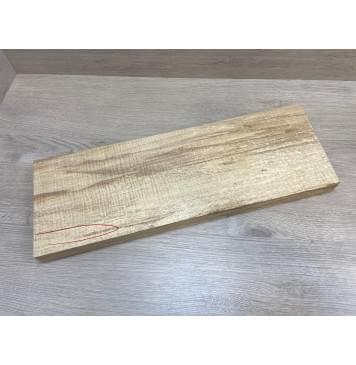 Клён Американский Волнистый заготовка на топ Смешанный АА Волна АА 33.5х183х500-520 мм (1шт под распил) Уценка-гнилостные поражения древесины,под стабилизацию или работу с порозаполнителями-5