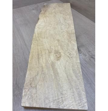 Клён Американский Волнистый заготовка на топ Смешанный А Волна А 24.5х160-190х630 мм (1шт под распил) Уценка-гнилостные поражения древесины,под стабилизацию или работу с порозаполнителями-8