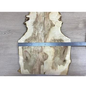 Клён Американский Каповый заготовка на топ Смешанный АА 19х220х515 мм 2 шт (книжкой)-2