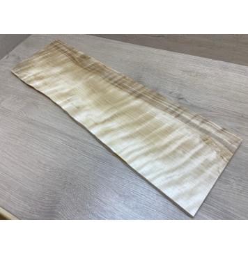 Берёза Пламенная заготовка на топ Радиал АА Волна ААА 14х184-195х635 мм (1шт под распил)-0