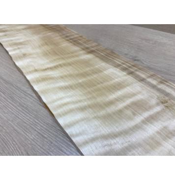 Берёза Пламенная заготовка на топ Радиал АА Волна ААА 14х184-195х635 мм (1шт под распил)-3