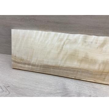 Берёза Пламенная заготовка на топ Радиал АА Волна ААА 14х184-195х635 мм (1шт под распил)-12