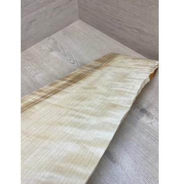 Берёза Пламенная заготовка на топ Радиал АА Волна ААА 14х184-195х635 мм (1шт под распил)-14