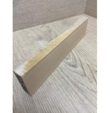 Клён Белый заготовка для бриджа акустической гитары Радиал ААА 15х47х205 мм-3