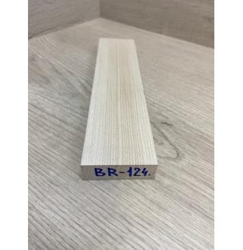 Клён Белый заготовка для бриджа акустической гитары Радиал ААА 15.5х47х205 мм-1