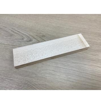 Клён Белый заготовка для бриджа акустической гитары Радиал ААА 15.5х47х185 мм-0