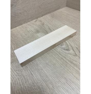 Клён Белый заготовка для бриджа акустической гитары Радиал ААА 15.5х47х185 мм-4