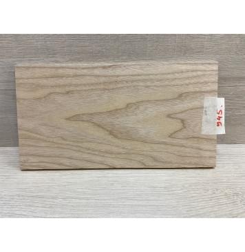 Ясень Белый заготовка накладки на головку грифа Тангент ААА 6х133х245 мм-3