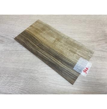 Корина Чёрная заготовка накладки на головку грифа Радиал АА 3,5х130х240 мм-0