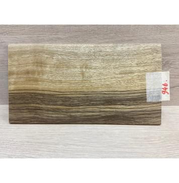 Корина Чёрная заготовка накладки на головку грифа Радиал АА 3,5х130х240 мм-5