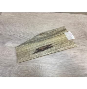 Корина Чёрная заготовка накладки на головку грифа Радиал АА 6х70-120х250 мм-5