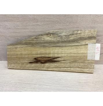 Корина Чёрная заготовка накладки на головку грифа Радиал АА 6х70-120х250 мм-4