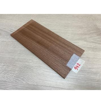 Сапели заготовка накладки на головку грифа Радиал ААА 6х110х230 мм-0