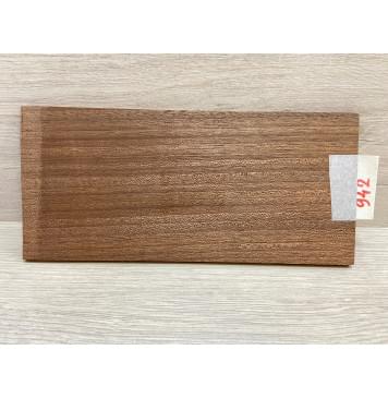 Сапели заготовка накладки на головку грифа Радиал ААА 6х110х230 мм-3