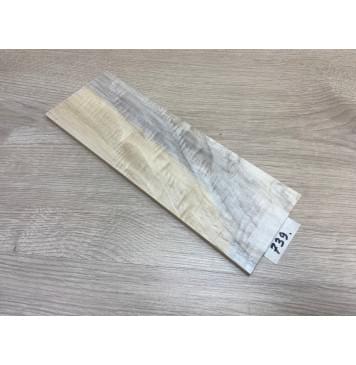 Тополь Болотный Волнистый заготовка накладки на головку грифа Смешанный ААА Волна АА 7х97-102х280 мм-0