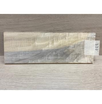 Тополь Болотный Волнистый заготовка накладки на головку грифа Смешанный ААА Волна АА 7х97-102х280 мм-4