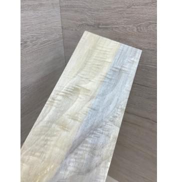 Тополь Болотный Волнистый заготовка накладки на головку грифа Смешанный ААА Волна АА 7х97-102х280 мм-2