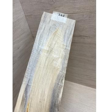 Тополь Болотный Волнистый заготовка накладки на головку грифа Смешанный ААА Волна А 7х104х280 мм-3