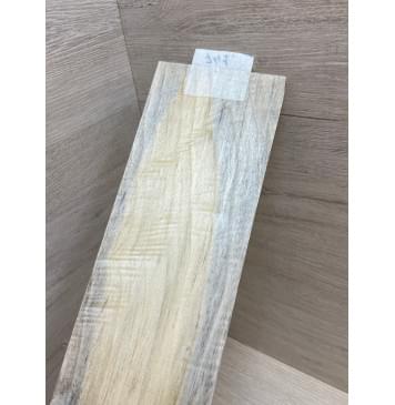 Тополь Болотный Волнистый заготовка накладки на головку грифа Смешанный ААА Волна А 7х104х280 мм-2