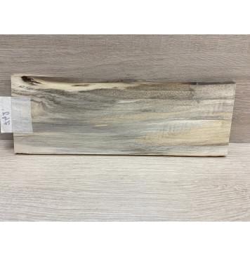 Тополь Болотный Волнистый заготовка накладки на головку грифа Смешанный ААА Волна А 7х100х280 мм-5