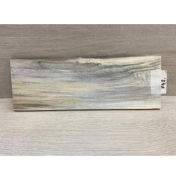 Тополь Болотный Волнистый заготовка накладки на головку грифа Смешанный ААА Волна А 7х100х280 мм-1