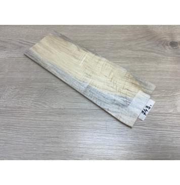 Тополь Болотный Волнистый заготовка накладки на головку грифа Смешанный ААА Волна А 5.5х103х280 мм-0