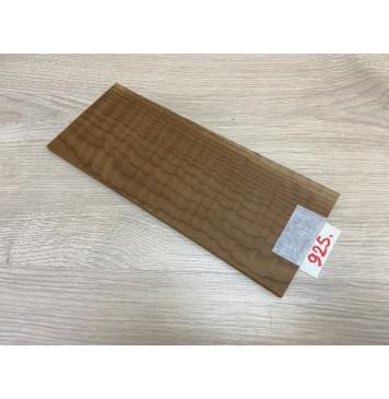 Клён Волнистый Печёный 180 гр заготовка накладки на головку грифа Смешанный ААА Волна ААА 6х102х250 мм-2